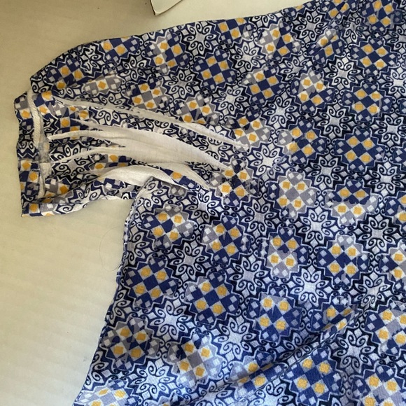 CJ Banks Short Sleeve Top Blue Size 2X - Picture 5 of 16